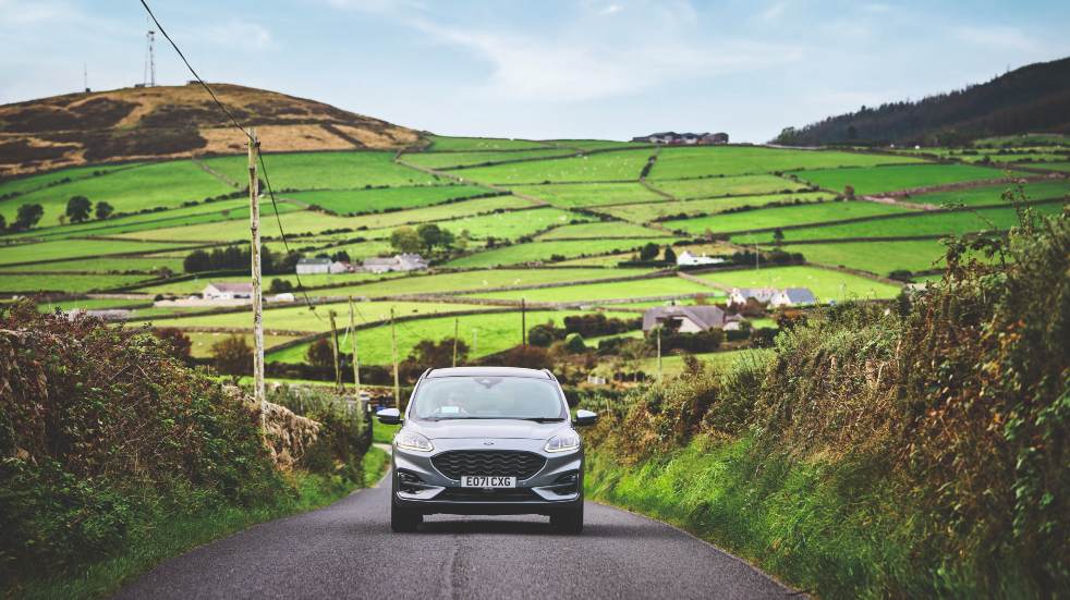 ford kuga on country lane